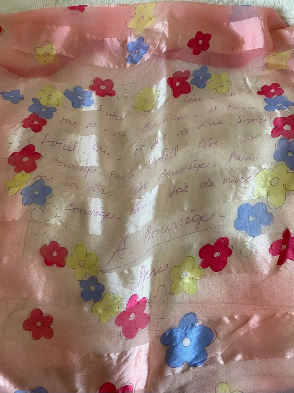 Courrèges Silk Scarf